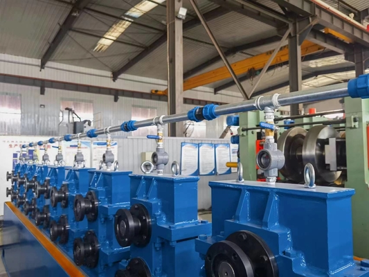 Yüksek Hız Maksimum 90m / dak için Çelik Boru Fabrikası Yapma Makinesi Soğuk Kesim Boru Testere