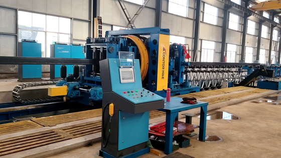400x400 Kare Boru için Otomatik Servo Motorlu Boru Freze Makinası