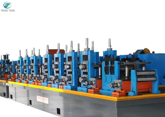 Yüksek frekanslı 90m/Min 200kw kaynaklı çelik boru üretim hattı