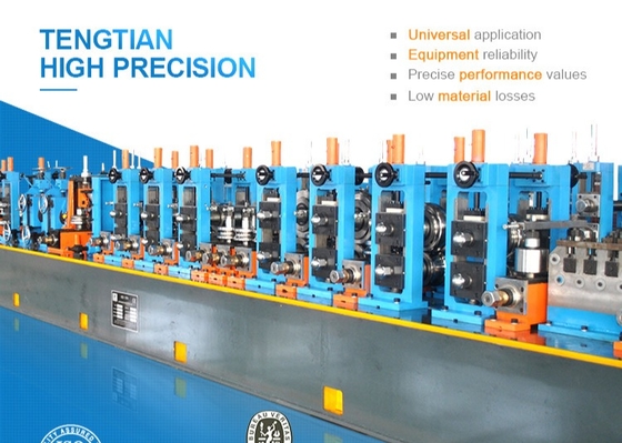 100m / Min Hız 350kw Güç 4mm Boru Makinesi Kare Boru Değirmeni