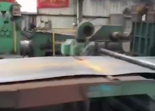 1-8mm *2000mm Çelik Dilme Makinası Kesme Hızı 0-40m/Dk