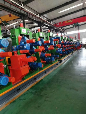 Yüksek Frekans Kaynaklı Boru Değirmeni Yuvarlak Boru Api Otomatik Boru Değirmeni Çapı 325 - 530 Mm Kalınlık 4 - 9 Mm
