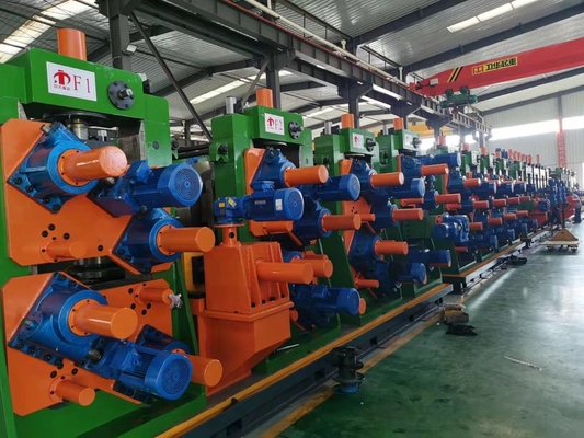 200x200mm 14.0mm Kalın yüksek frekanslı kaynaklı boru değirmen Hızlı Değişim