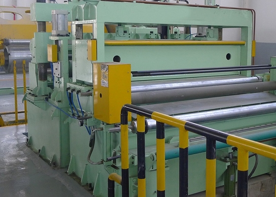 Kesilmiş Şerit Bobin 80m / Min Metal Çelik Düşük Karbonlu Çelik Dilme Makinesi