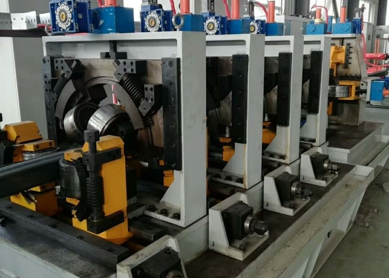 Yere monte edilmiş boru yuvarlama makinesi özel ağırlık PLC kontrol sistemi