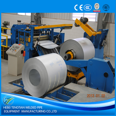 Yuvarlak Bıçaklı Bıçaklı Galvanizli Sac Kesme Makinesi PLC Kontrolü