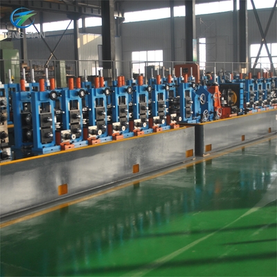 Yüksek hassasiyetli çelik boru fabrikası Erw kaynaklı boru üretim makineleri