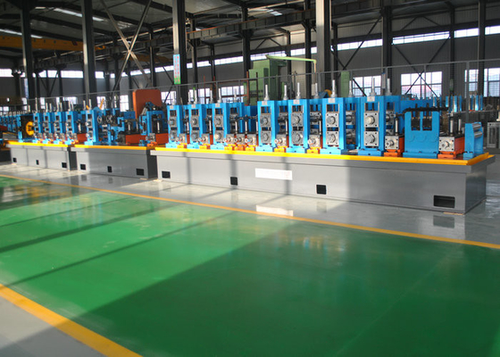 Düz dikiş Saldırılmış karbon çelik boru fabrikası / ERW boru fabrikası hattı