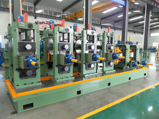PLC Kontrollü Karbon Çelik Boru Yapımı için ERW Boru Değirmeni Yüksek Verimlilik 6m-18m Kaynaklı Boru Değirmeni Makinesi