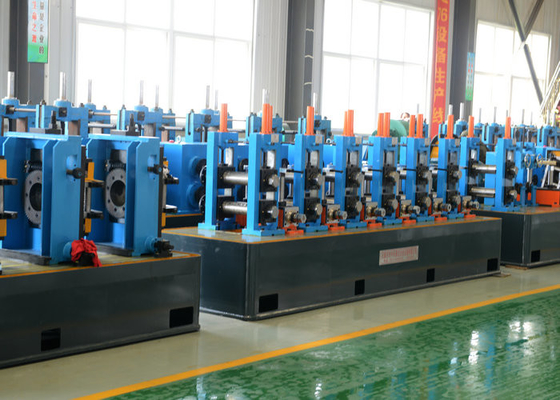 Karbon Mobilya Boruları İçin Yüksek Hızlı Çelik Boru Üretim Hattı 21 - 63mm Boru Çapı