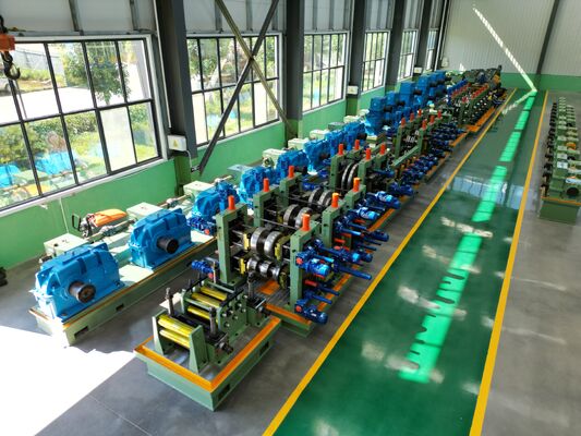 Yüksek frekanslı düz kaynaklı boru değirmen hattı ERW boru değirmeni kaynaklı boru değirmen makinesi