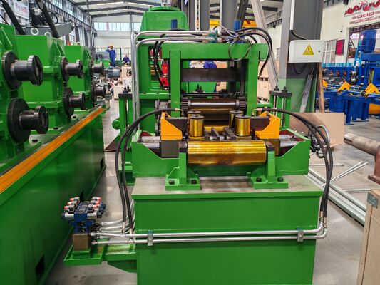 Customizable ERW Carbon Steel Pipe Machine 219mm Diameter ERW Steel Tube Square Pipe Making Machine Pipe End Forming Square Machine 