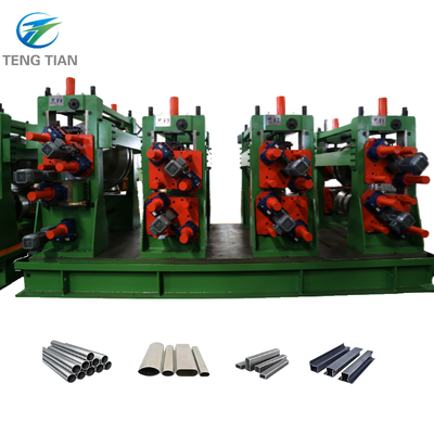 ERW Carbon Steel Pipe Production Line High Frequency Welding Machine for Round/ Square Pipes