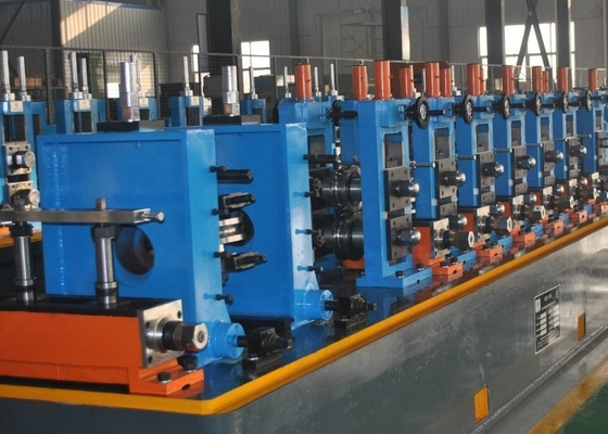 0.7mm Tam Otomatik Hfw 30mm / Min Çelik Boru Üretim Hattı
