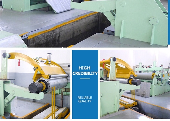 Yüksek Hızlı Cnc Galvanizli 800mm Genişlik Çelik Rulo Dilme Makinesi