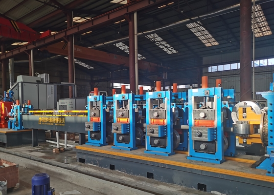 Düşük Alaşımlı Çelik 1.5mm Erw Boru Makinesi Prosesi Elektrikli Kaynak Borusu