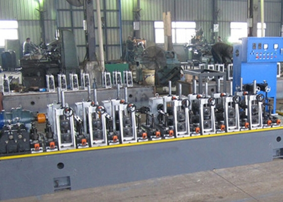 Yüksek frekanslı kaynaklı çelik boru yapım makinesi Cnc 12mm MS Tube Mill Machine